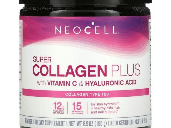Neocell, Super Collagen Plus, коллаген с витамином C и гиалуроновой кислотой, 195 г (6,9 унции)