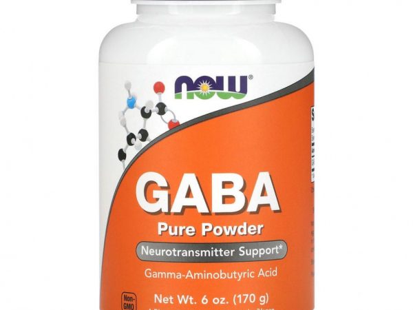 NOW Foods, ГАМК, чистый порошок, 170 г (6 унций)