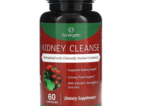 Sunergetic, Kidney Cleanse, 60 капсул
