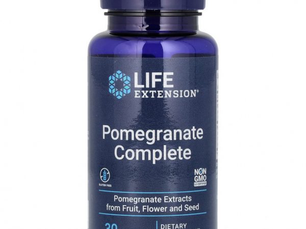 Life Extension, Pomegranate Complete, гранатовый комплекс, 30 капсул