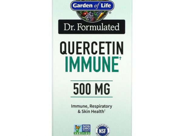 Garden of Life, Доктор Formula, кверцетин для иммунитета, 500 мг, 30 вегетарианских таблеток