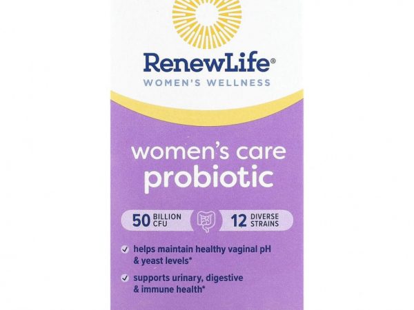 Renew Life, Ultimate Flora, вагинальный пробиотик для женщин, 50 млрд КОЕ, 30 вегетарианских капсул