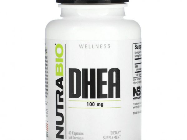 Nutrabio Labs, ДГЭА, 100 мг, 60 капсул