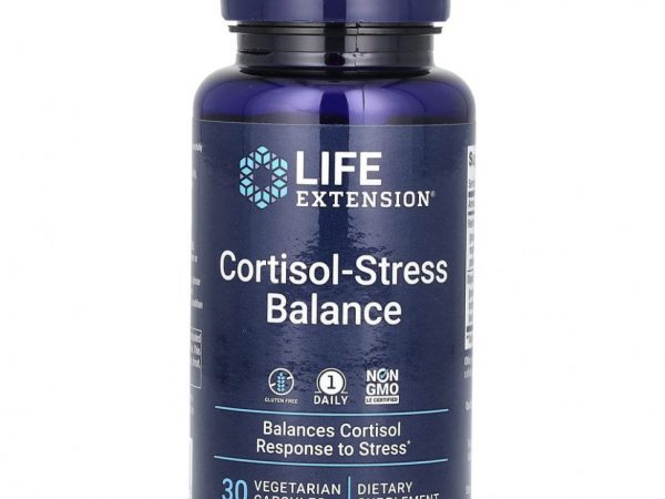 Life Extension, Кортизол-стрессовый баланс, 30 вегетарианских капсул