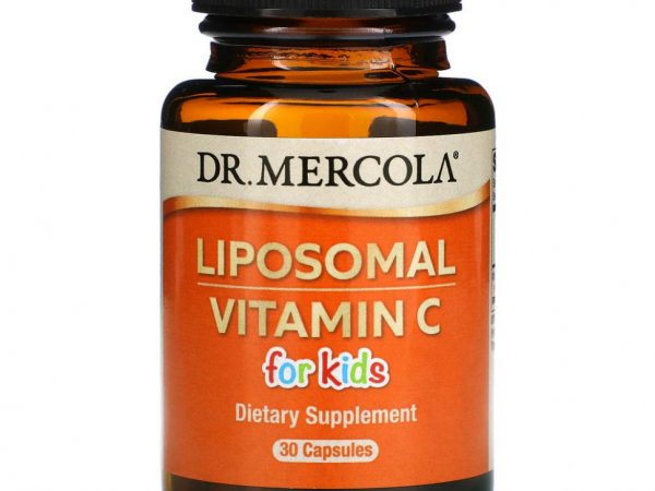 Dr. Mercola, липосомальный витамин C для детей, 30 капсул