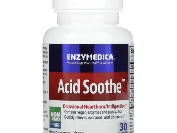 Enzymedica, Acid Soothe, 30 капсул
