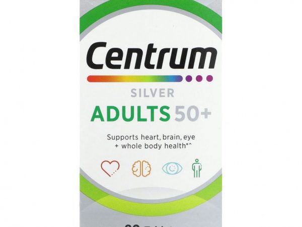 Centrum, Серебро, для взрослых старше 50 лет, 80 таблеток