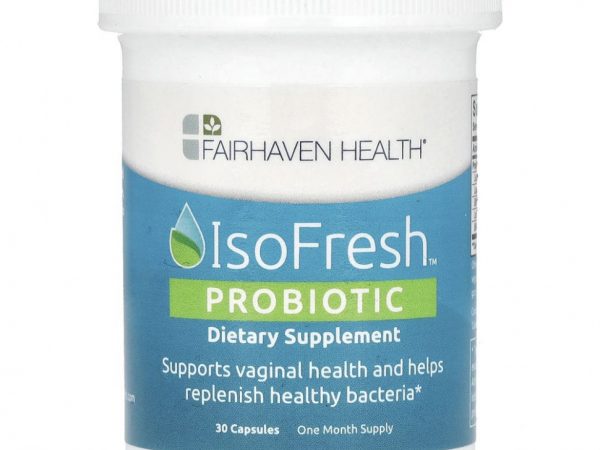 Fairhaven Health, IsoFresh, пробиотик, для баланса в женском организме, 30 капсул