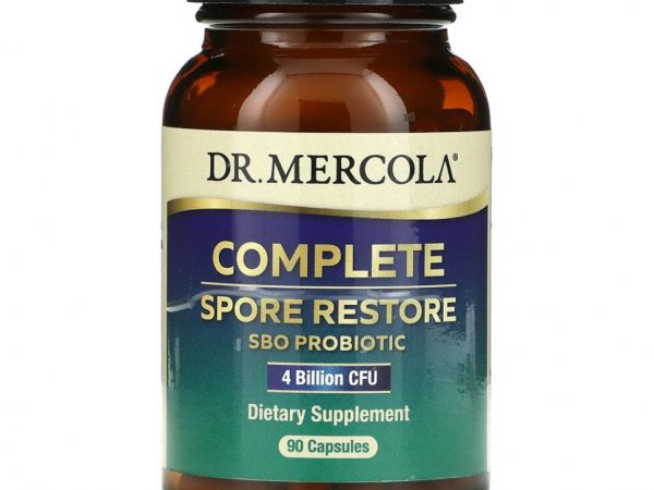 Dr. Mercola, Complete Spore Restore, 4 млрд КОЕ, 90 капсул