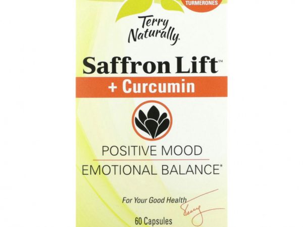 Terry Naturally, Saffron Life + куркумин`` 60 капсул