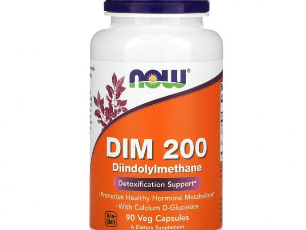 NOW Foods, DIM 200 (дииндолилметан), 90 растительных капсул