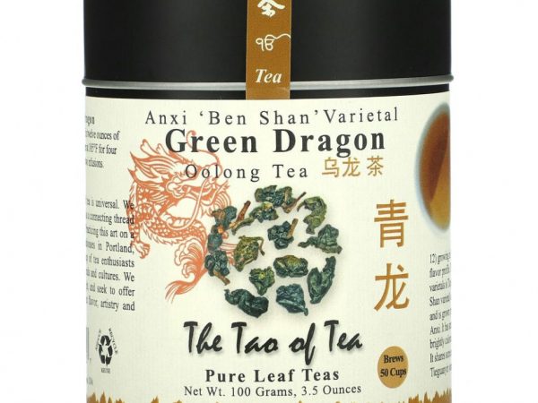 The Tao of Tea, Чай улун 'Зеленый дракон', 3.5 унции (100 г)