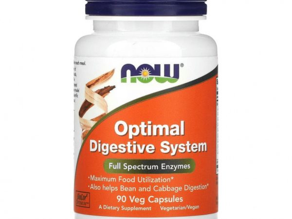 NOW Foods, Optimal Digestive System, 90 растительных капсул