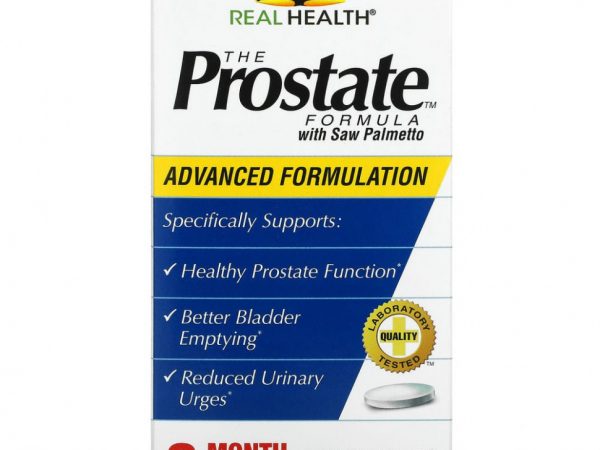 Real Health, The Prostate, комплекс для здоровья простаты с сереноей, 270 таблеток