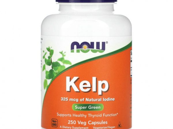 NOW Foods, келп, 250 растительных капсул