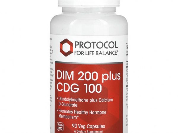 Protocol for Life Balance, DIM 200 Plus CDG 100`` 90 растительных капсул