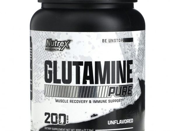Nutrex Research, Glutamine Drive, без добавок, 1000 г (2,2 фунта)