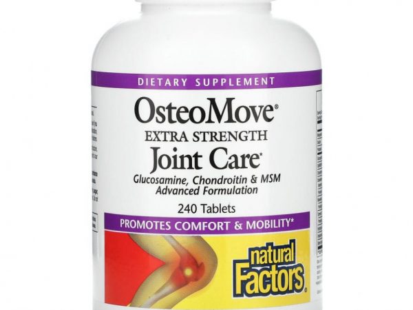 Natural Factors, OsteoMove, усиленное средство для суставов, 240 таблеток