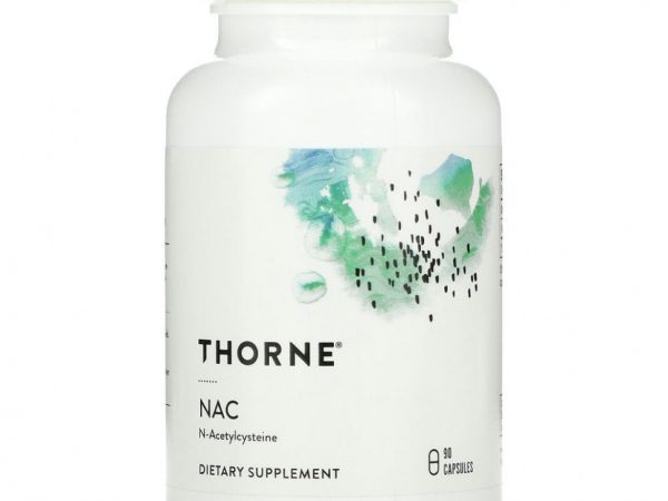 Thorne Research, N-ацетилцистеин, 90 капсул