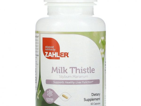 Zahler, Расторопша, расторопша пятнистая, 60 капсул