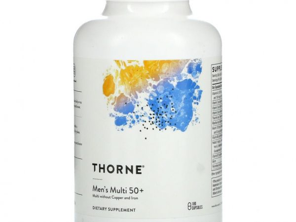 Thorne Research, мультивитамины для мужчин старше 50 лет, 180 капсул