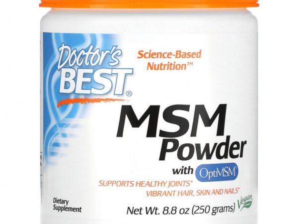 Doctor's Best, порошок МСМ с OptiMSM, 250 г (8,8 унции)