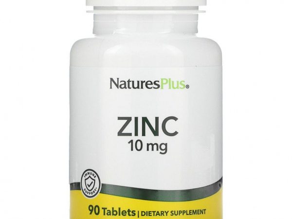 NaturesPlus, Цинк, 10 мг, 90 таблеток