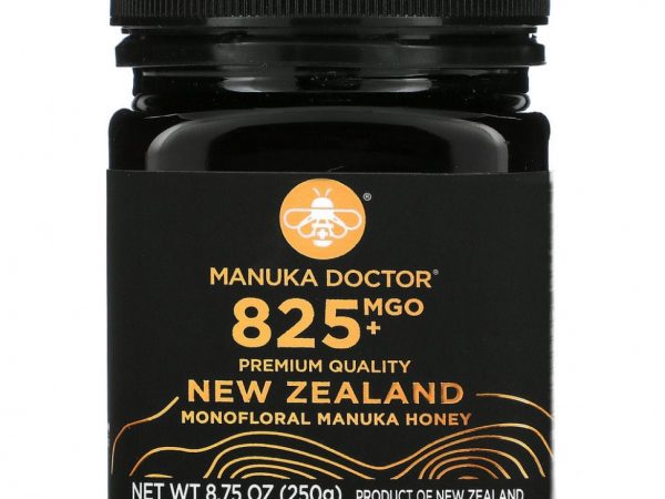 Manuka Doctor, Монофлорный мед манука, MGO 825+, 250 г (8,75 унции)