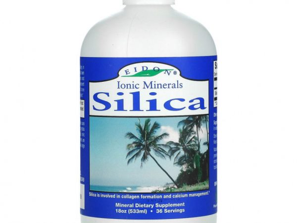 Eidon Mineral Supplements, ионные микроэлементы, диоксид кремния, 533 мл (18 унций)