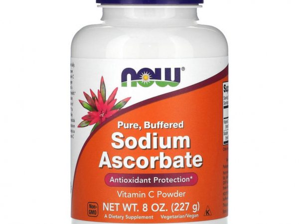 NOW Foods, порошок аскорбата натрия, 227 г (8 унций)