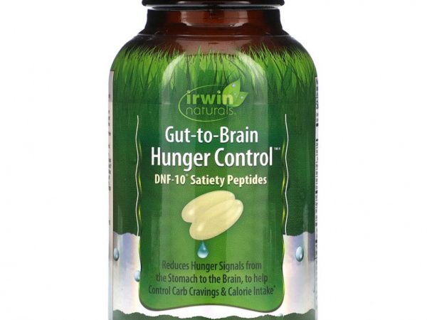 Irwin Naturals, Контроль голода между кишечником и мозгом, 60 мягких таблеток