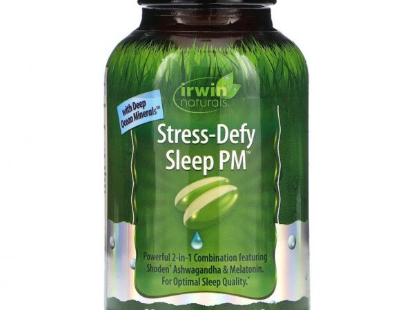 Irwin Naturals, Stress-Defy Sleep PM, 50 мягких таблеток