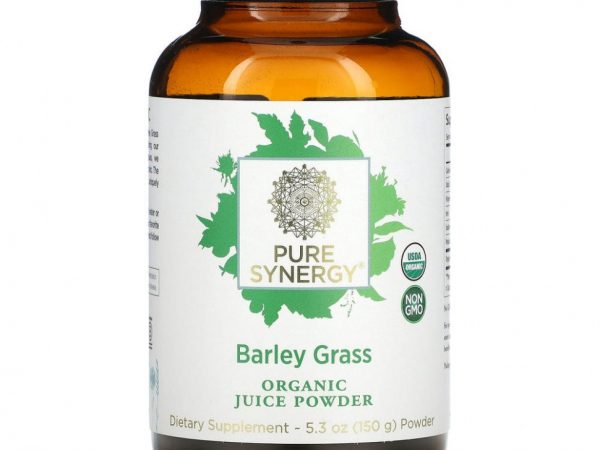 Pure Synergy, порошок из органического сока ростков ячменя, 150 г (5,3 унции)