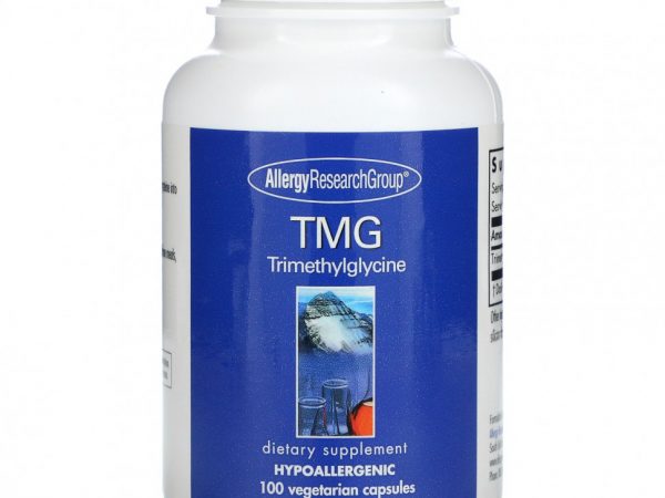 Allergy Research Group, Триметилглицин ТМГ, 100 растительных капсул