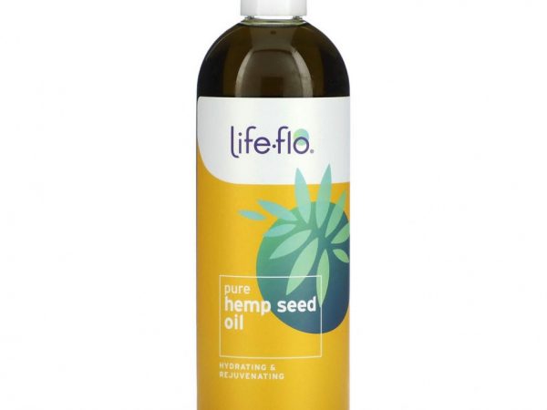 Life-flo, Чистое масло конопляного семени, 16 ж. унц. (473 мл)