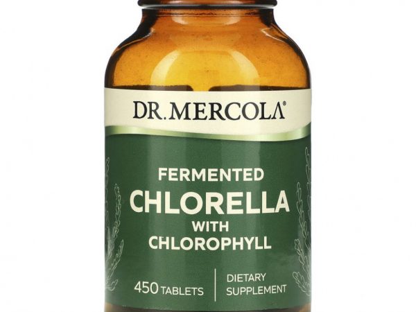 Dr. Mercola, ферментированная хлорелла, 450 таблеток
