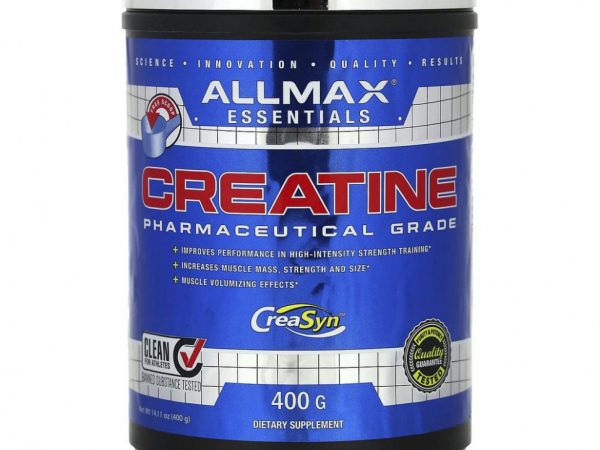 ALLMAX Nutrition, Порошок креатина, 100 % чистый тонкодисперсный моногидрат креатина, креатин фармацевтической категории, 400 г (14,11 унции)