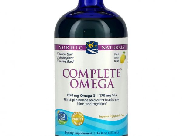 Nordic Naturals, Complete Omega, лимон, 473 мл (16 жидких унций)