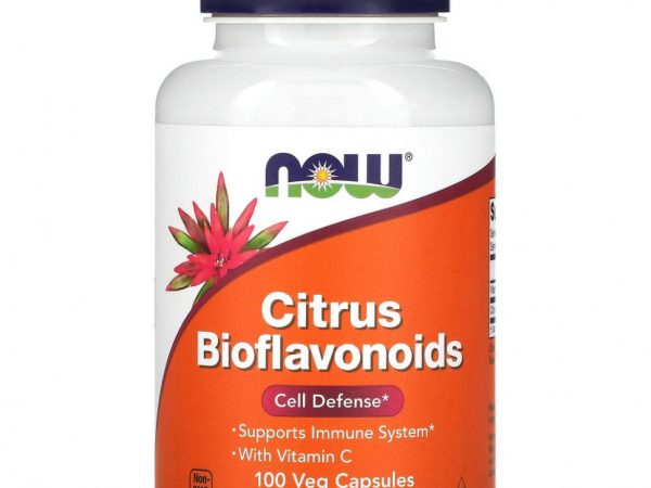 NOW Foods, Цитрусовые биофлавоноиды, 100 растительных капсул