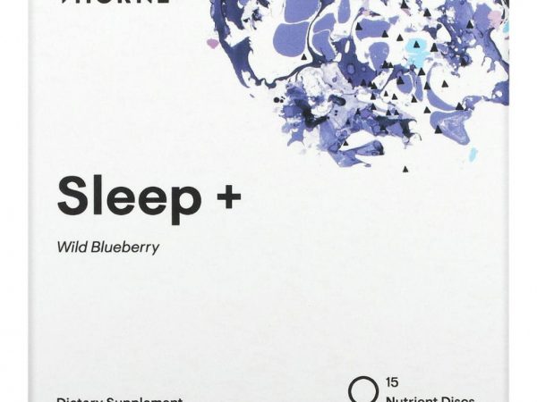 Thorne, Effusio, Sleep+, дикая голубика, 15 растворимых дисков с питательными веществами