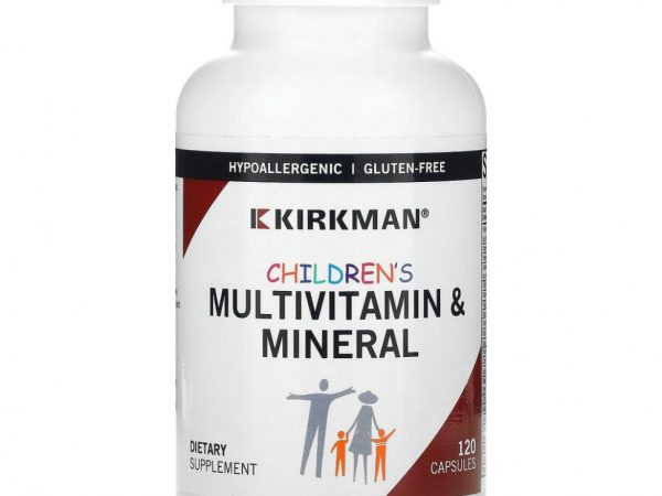 Kirkman Labs, мультивитамины и минералы для детей, 120 капсул