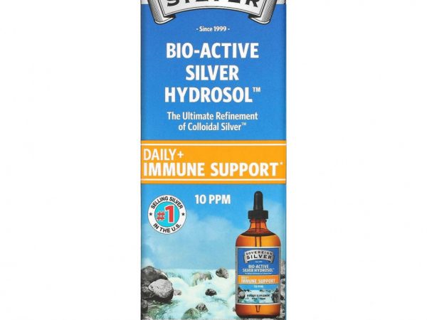 Sovereign Silver, Bio-Active Silver Hydrosol с дозатором-пипеткой, ежедневная и иммунная поддержка, 10 част./млн, 236 мл (8 жидк. унций)
