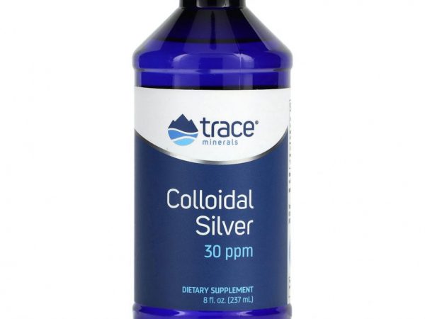 Trace Minerals ®, Коллоидное серебро, 30 ч/млн, 237 мл (8 жидких унций)