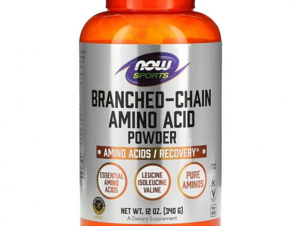 NOW Foods, Sports, аминокислотный порошок с разветвленной цепью, 12 унций (340 г)