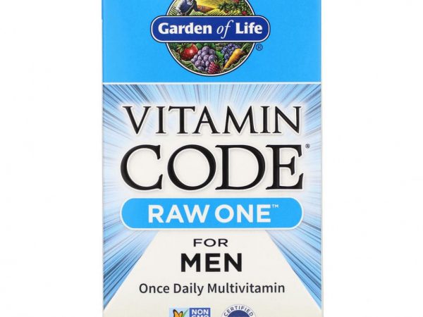 Garden of Life, Vitamin Code, RAW One, мультивитаминная добавка для мужчин (для приема 1 раз в день), 75 вегетарианских капсул