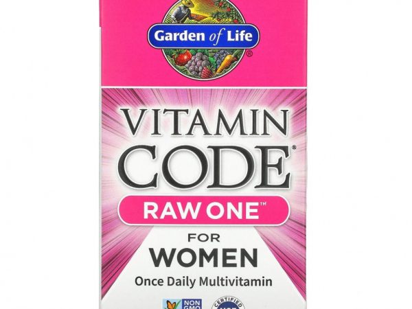Garden of Life, Vitamin Code, RAW One, мультивитаминная добавка для женщин (для приема 1 раз в день), 75 вегетарианских капсул