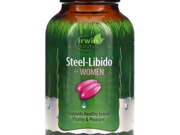 Irwin Naturals, Steel-Libido для женщин, 75 гелевых капсул