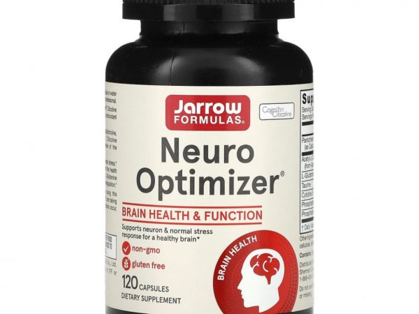Jarrow Formulas, Neuro Optimizer, добавка для нормализации работы мозга, 120 капсул