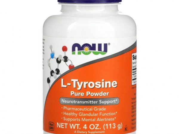 NOW Foods, L-теанин, чистый порошок, 113 г (4 унция)