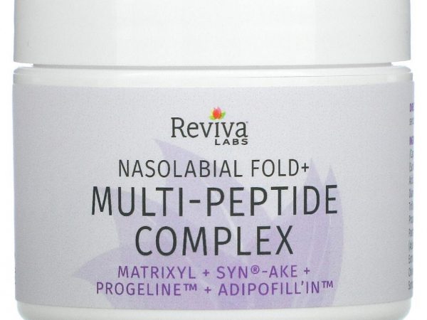 Reviva Labs, Nasolabial Fold+, мультипептидный комплекс, 55 г (2 унции)